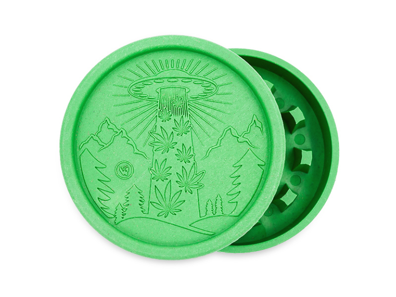 Fire Flow Hemp Grinder - 420 Alien 2 teilig Ø 55mm verschiedene Farben