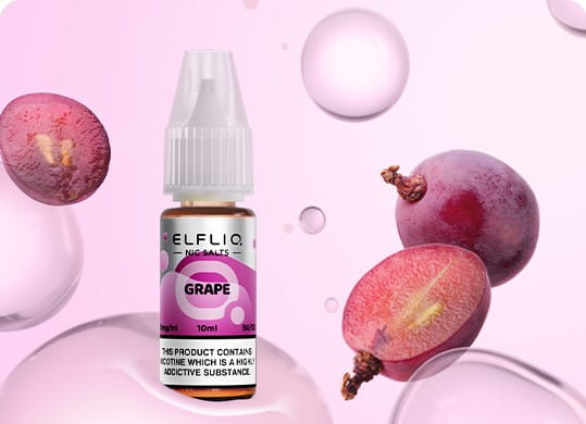 Elfliq - Grape Nikotinsalz Liquid 10ml l 20mg/ml