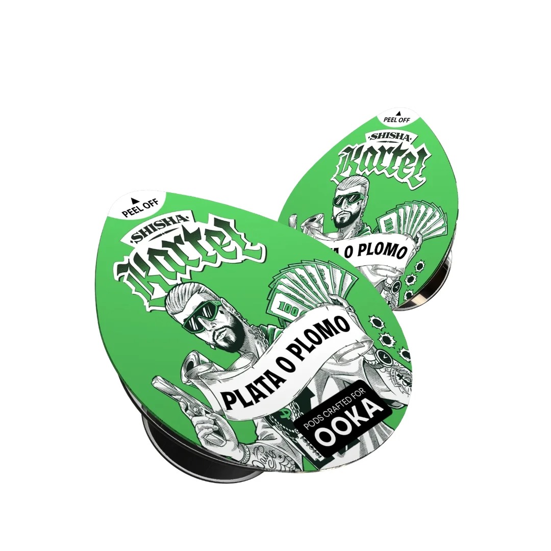 OOKA Pod Shisha Kartel Shisha Tabak Plata O Plomo 2er Pack OOKA Pod Shisha Kartel Shisha Tabak Plata O Plomo 2er Pack