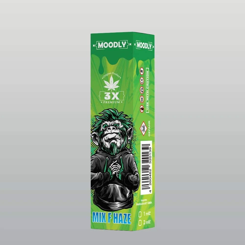 Moodly 3X TRC5 Vape Mix F Haze 1ml Moodly 3X TRC5 Vape Mix F Haze 1ml