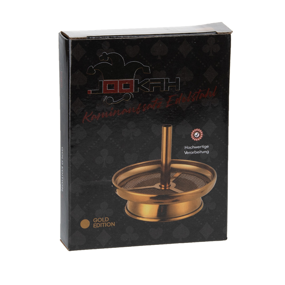 Jookah Kaminaufsatz - Edelstahl Gold