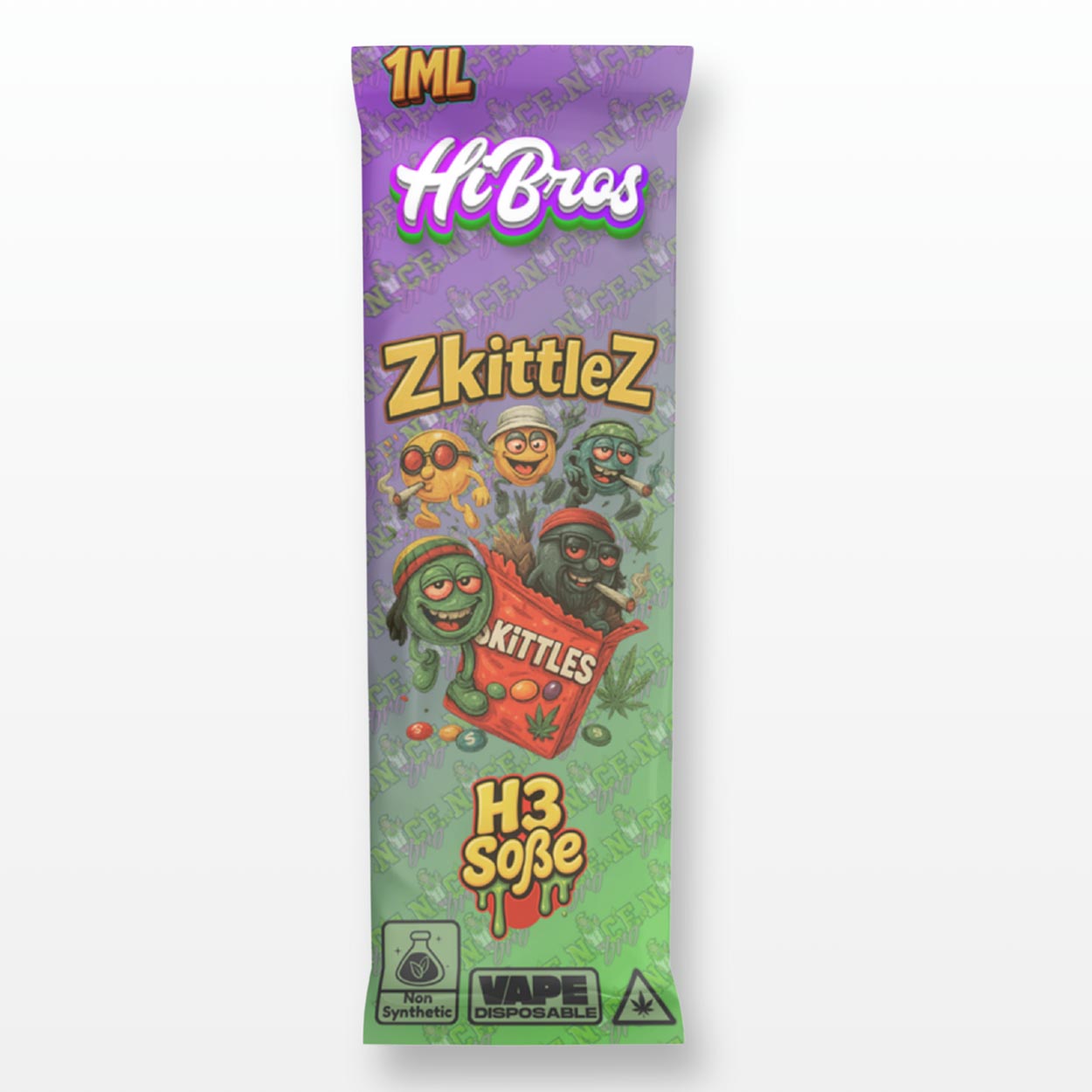 HiBros - Skittlez H3 Superior Blend Vape HiBros - Skittlez H3 Superior Blend Vape