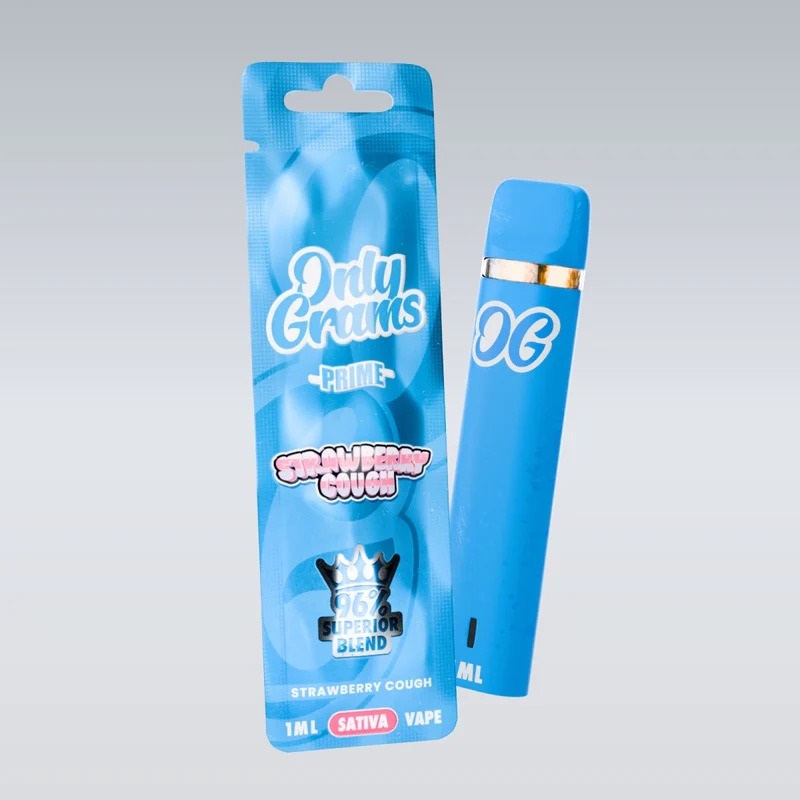 Only Grams US Line Superior Blend Vape Strawberry Cough 1ml Only Grams US Line Superior Blend Vape Strawberry Cough 1ml