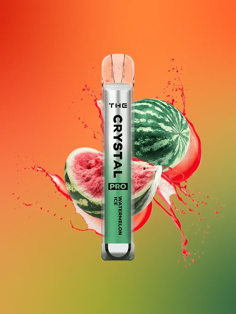 The Crystal Pro - Vape Einweg E-Zigarette Watermelon Ice 2% Nikotin 600 Züge