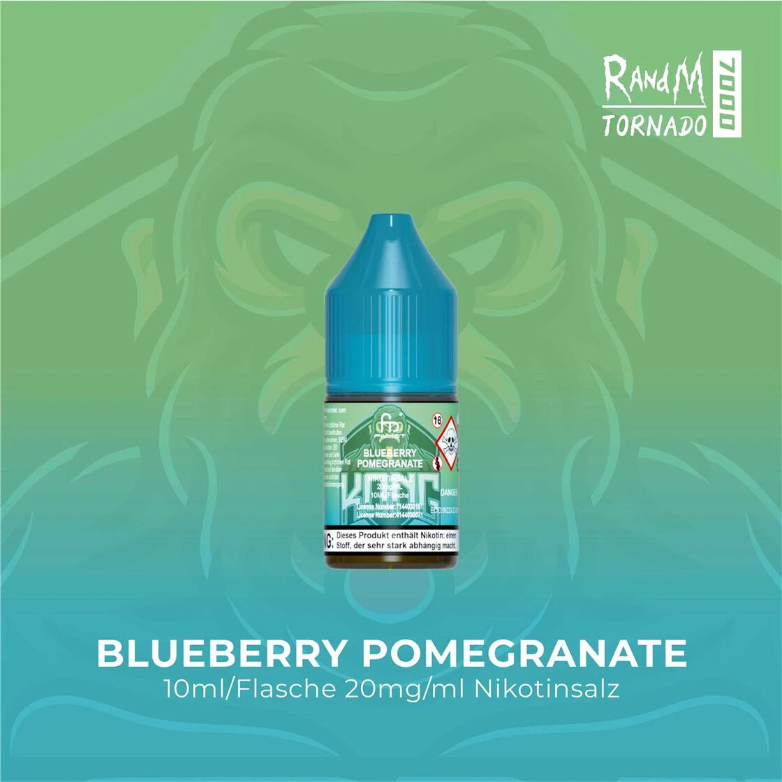 Randm Tornado Blueberry Pomegranate Nikotinsalz Liquid 10ml 20mg Randm Tornado Blueberry Pomegranate Nikotinsalz Liquid 10ml 20mg