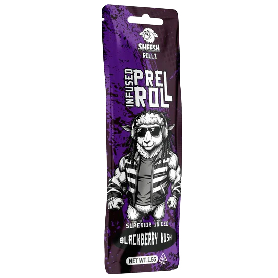 Sheesh Rollz Pre-Roll Blackberry Kush 1,5g Sheesh Rollz Pre-Roll Blackberry Kush 1,5g