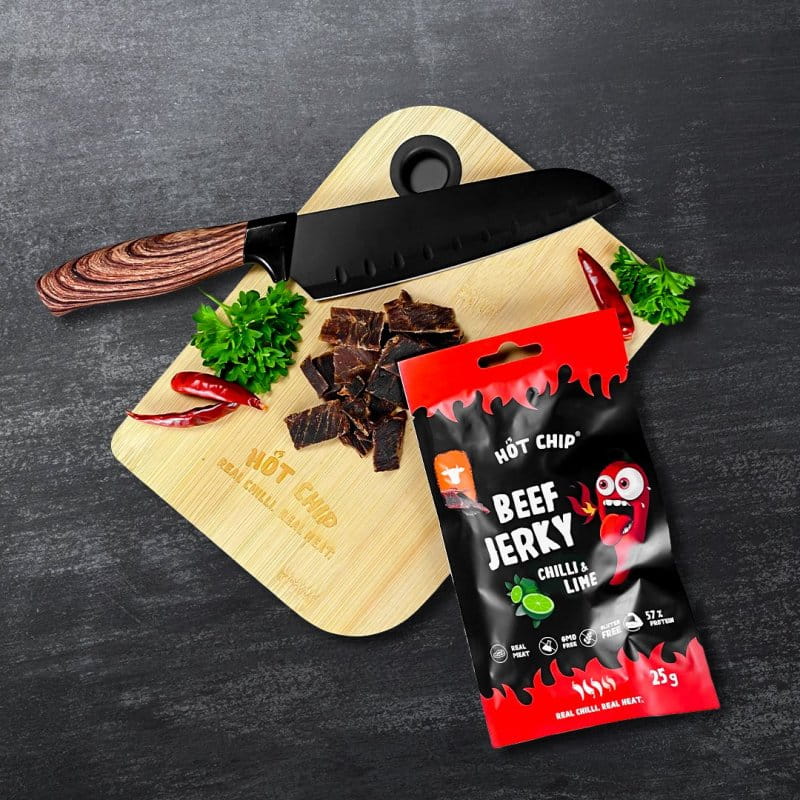 Hot Chip - Beef Jerky Chilli & Lime 25g