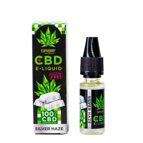 Euphoria CBD Liquid Silver Haze 10ml Euphoria CBD Liquid Silver Haze 10ml