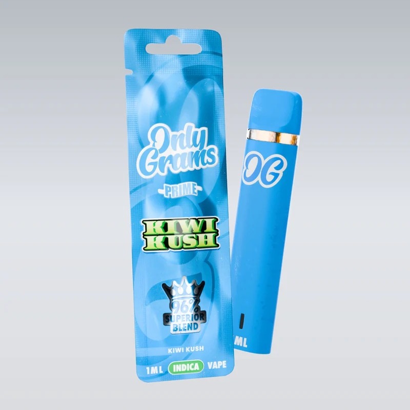 Only Grams US Line Superior Blend Vape Kiwi Kush 1ml Only Grams US Line Superior Blend Vape Kiwi Kush 1ml