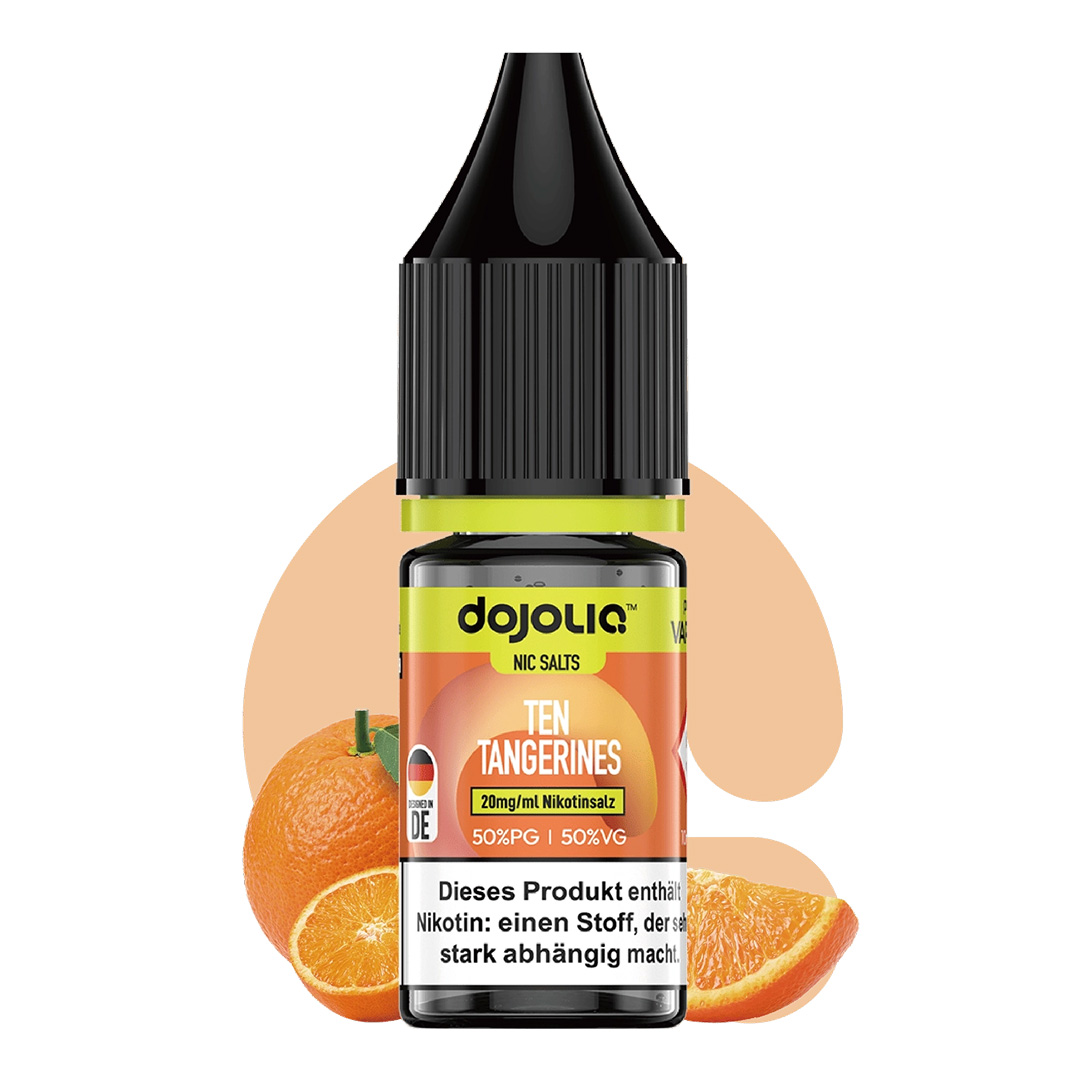 Dojoliq Nikotinsalz Liquid Ten Tangerines 10ml 20mg Dojoliq Nikotinsalz Liquid Mandarine 10ml 20mg