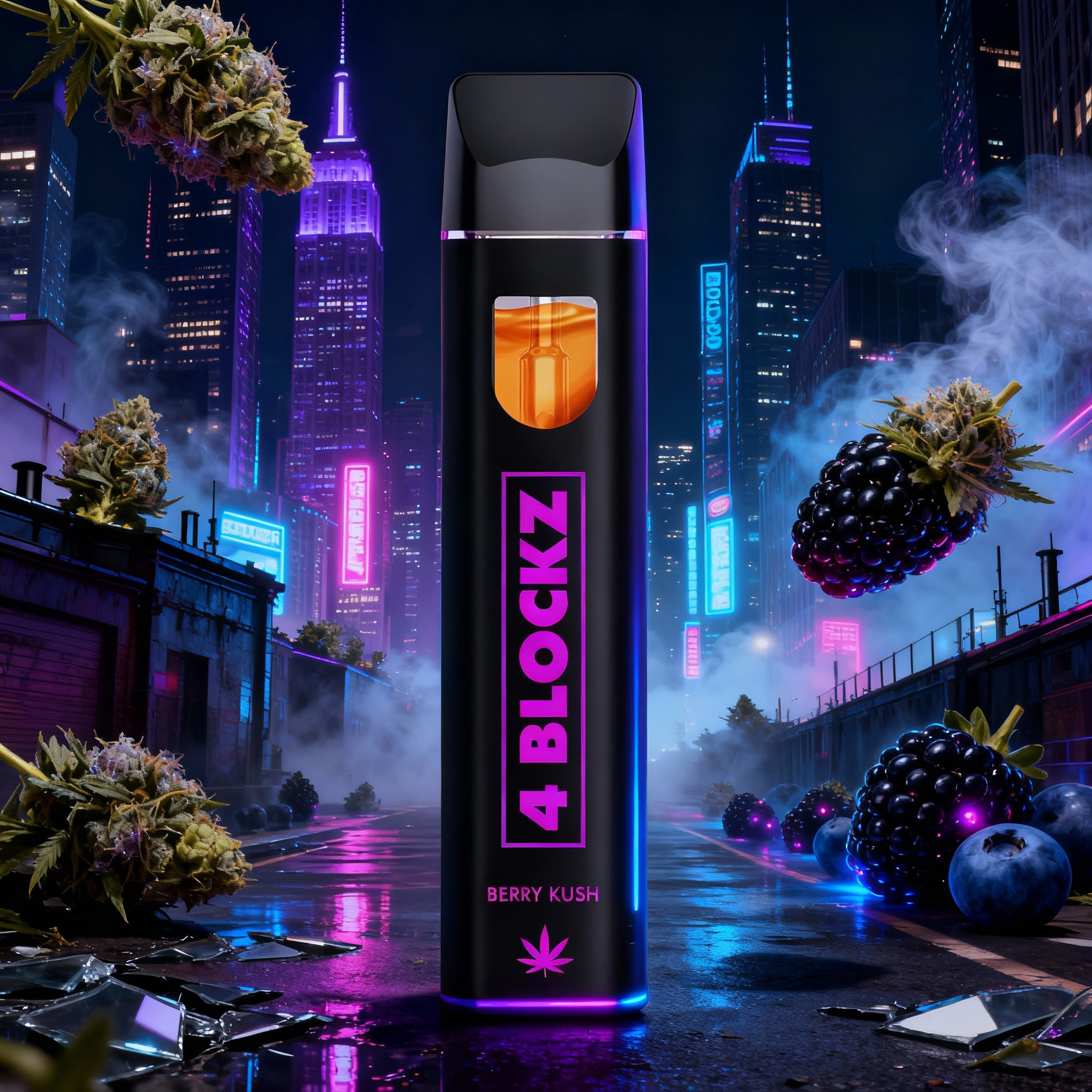 4 Blockz H3BTA Vape Berry Kush 1ml 4 Blockz H3BTA Vape Berry Kush 1ml