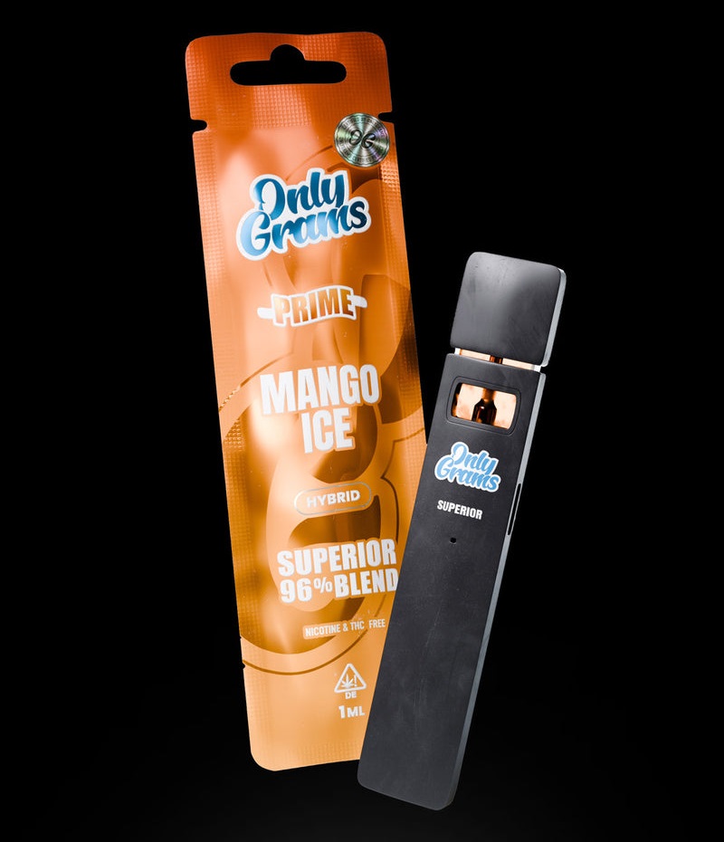 Only Grams Superior Blend Vape - Mango Ice 1ml