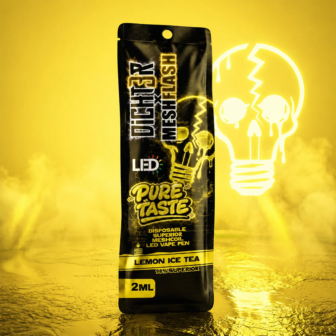 Dicht3er x Mesh Flash Superior Blend Vape Lemon Ice Tea 2ml