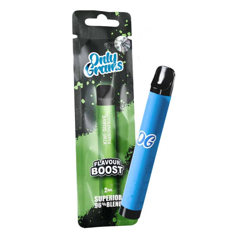 Only Grams Superior Blend Vape Flavour Boost Kiwi Guave Passionfruit 2ml Only Grams Superior Blend Vape Flavour Boost Kiwi Guave Passionfruit 2ml