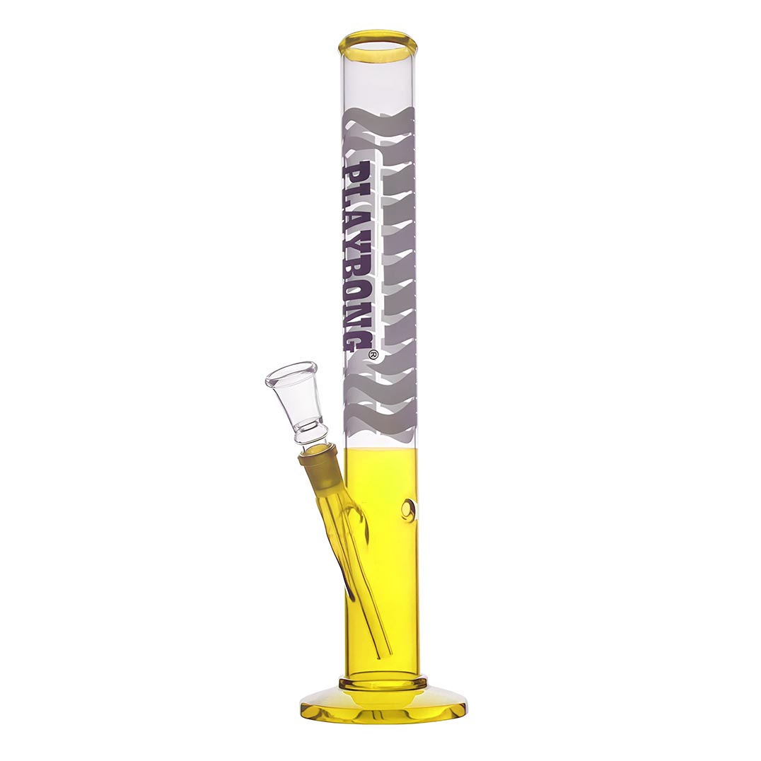 Glasbong "Playbong" - 36cm Gelb