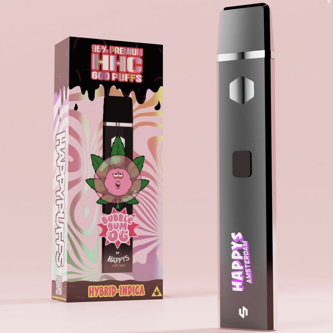 Happys Amsterdam HHC Vape - Bubblegum OG 1,8ml