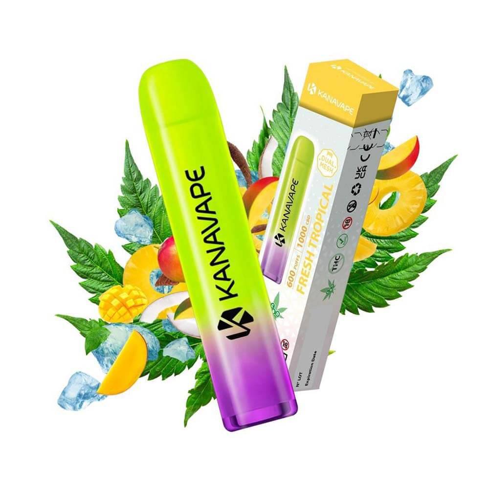 Kanavape CBD Vape Einweg E-Zigarette - Fresh Tropical - 2ml