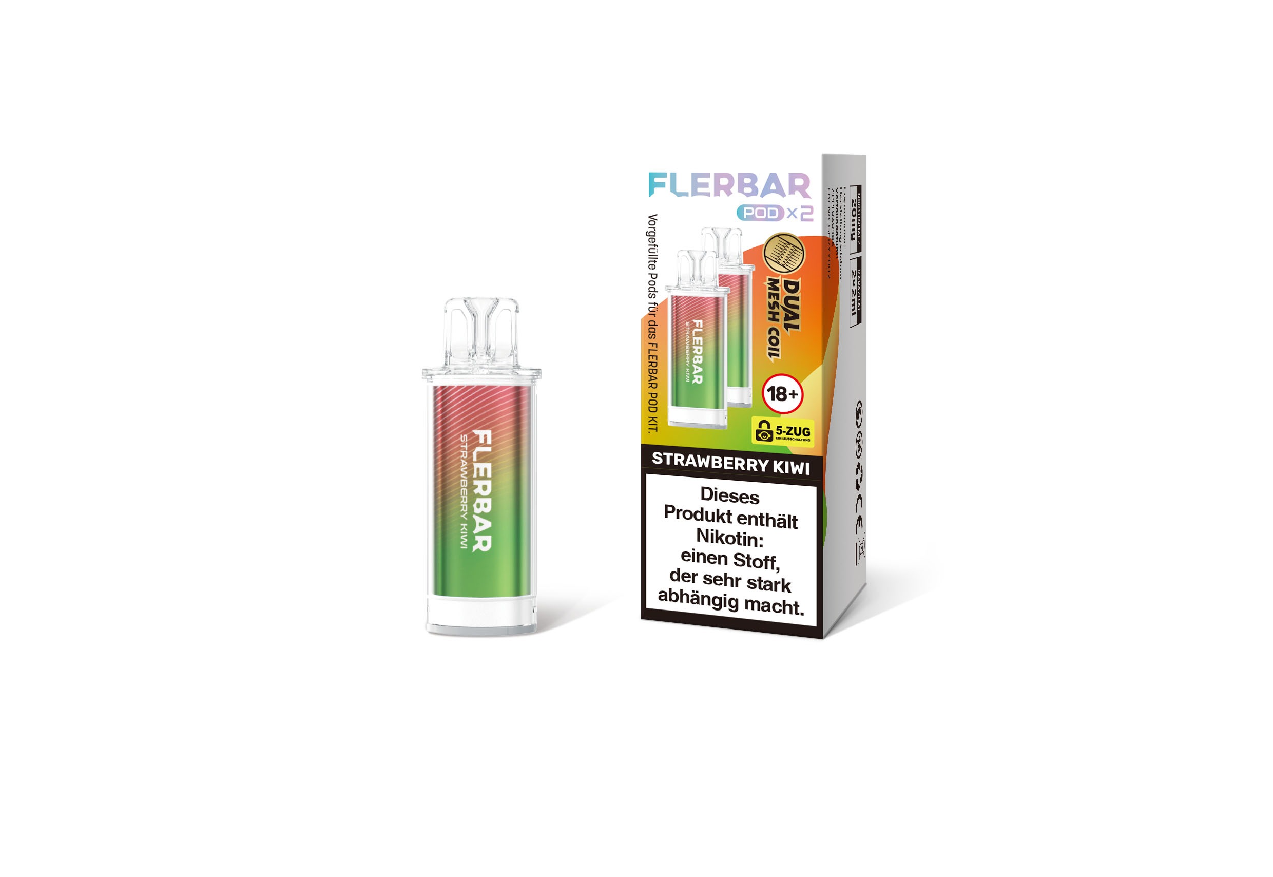 Flerbar Pod Strawberry Kiwi