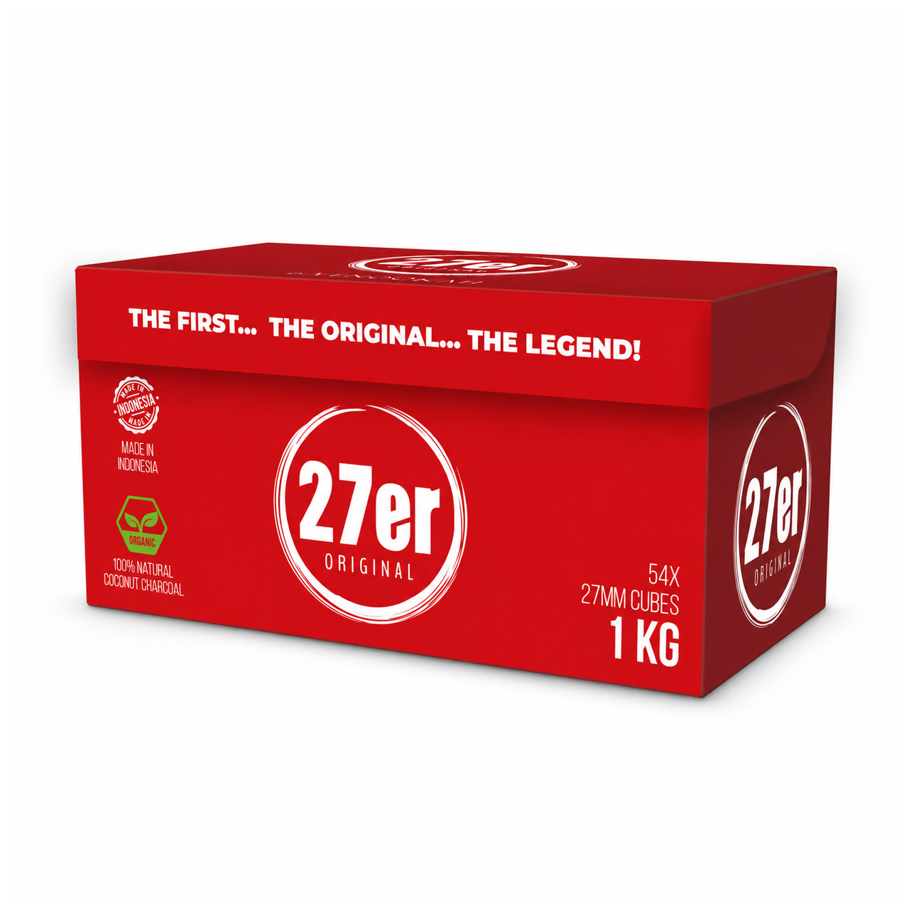 27er Venookah Naturkohle 1 Kilogramm 27er Venookah Naturkohle 1 Kilogramm