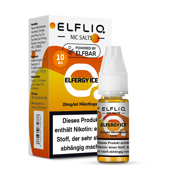 Elfbar Elfliq Elfergy Ice 10mg 10ml Elfbar Elfliq Elfergy Ice 10mg 10ml