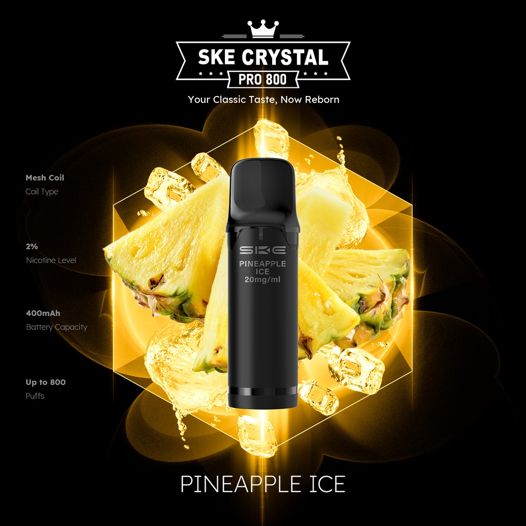 SKE Crystal Pro Pod Pineapple Ice SKE Crystal Pro Pod Pineapple Ice