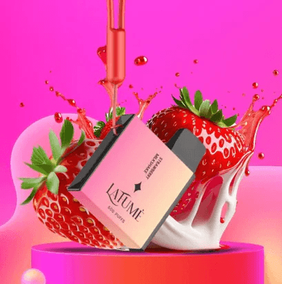 La Fumé Cuatro - Strawberry Milkshake 2% Nikotin 600 Züge