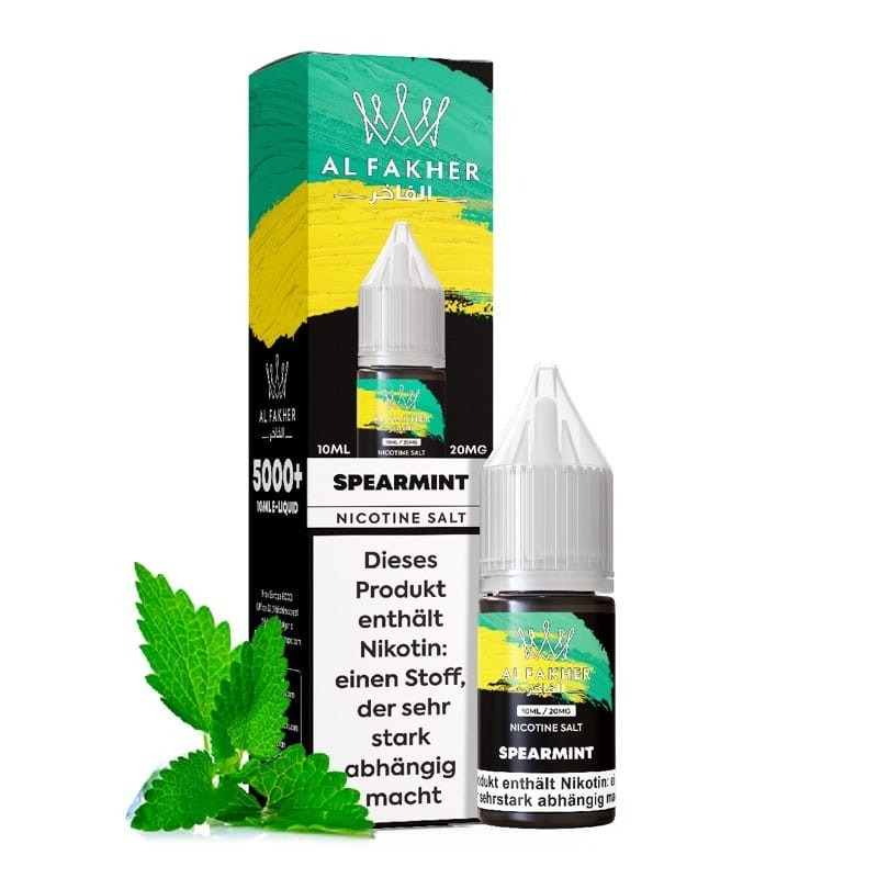 Al Fakher Liquid Spearmint 20mg 10ml Al Fakher Liquid Spearmint 20mg 10ml