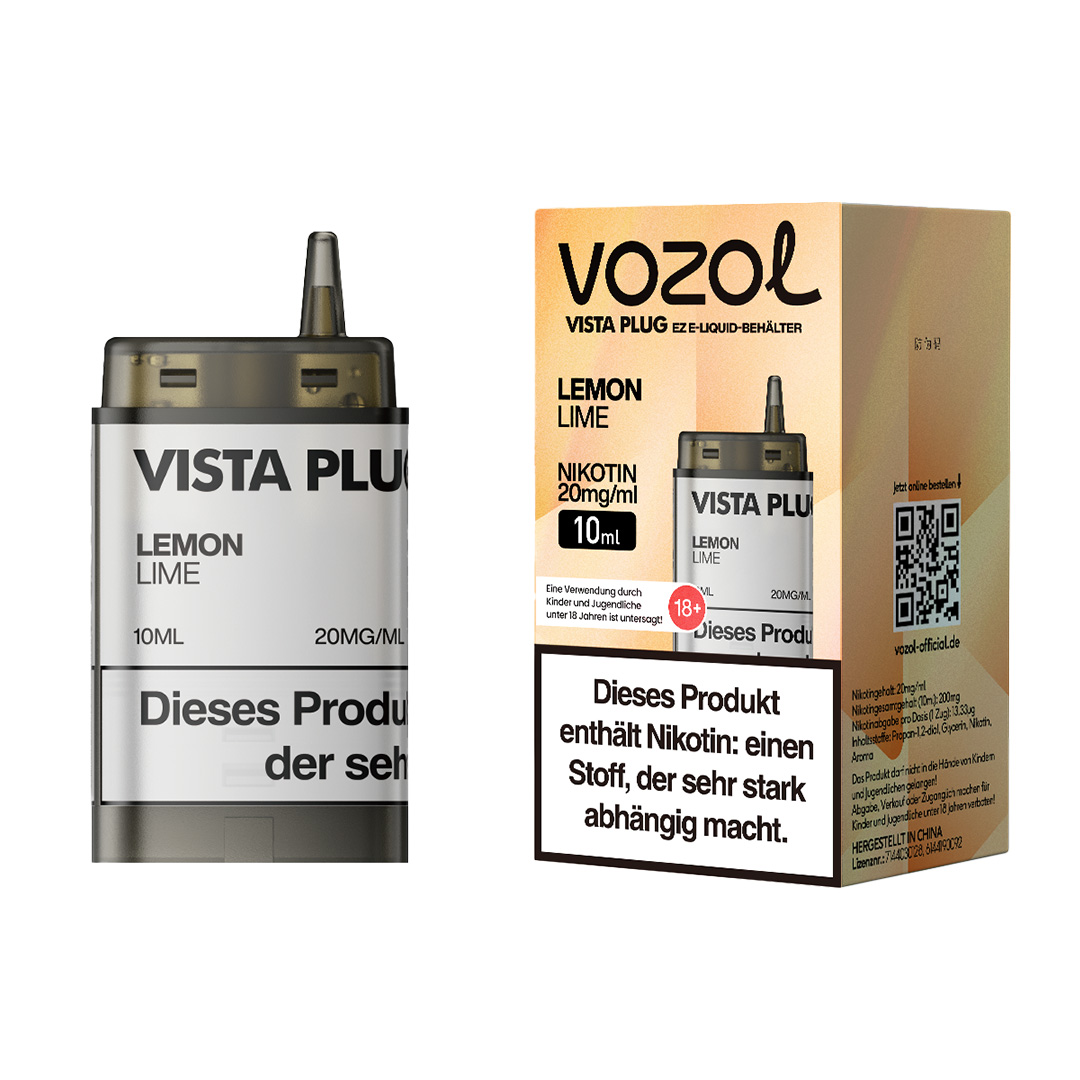 Vozol Vista Plug EZ Pod Lemon Lime Vozol Vista Plug EZ Pod Lemon Lime