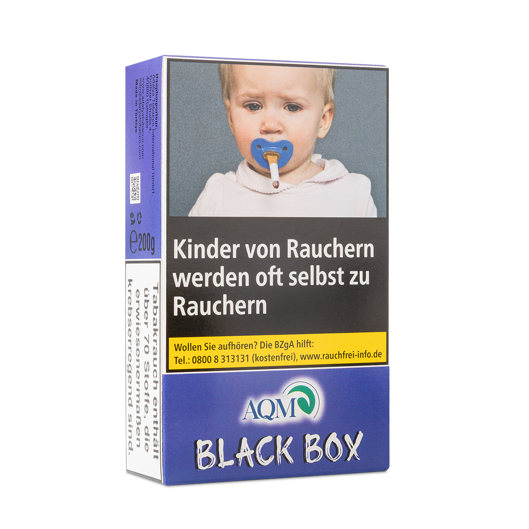 Aqua Mentha Black Box Shisha Tabak 200g Packung