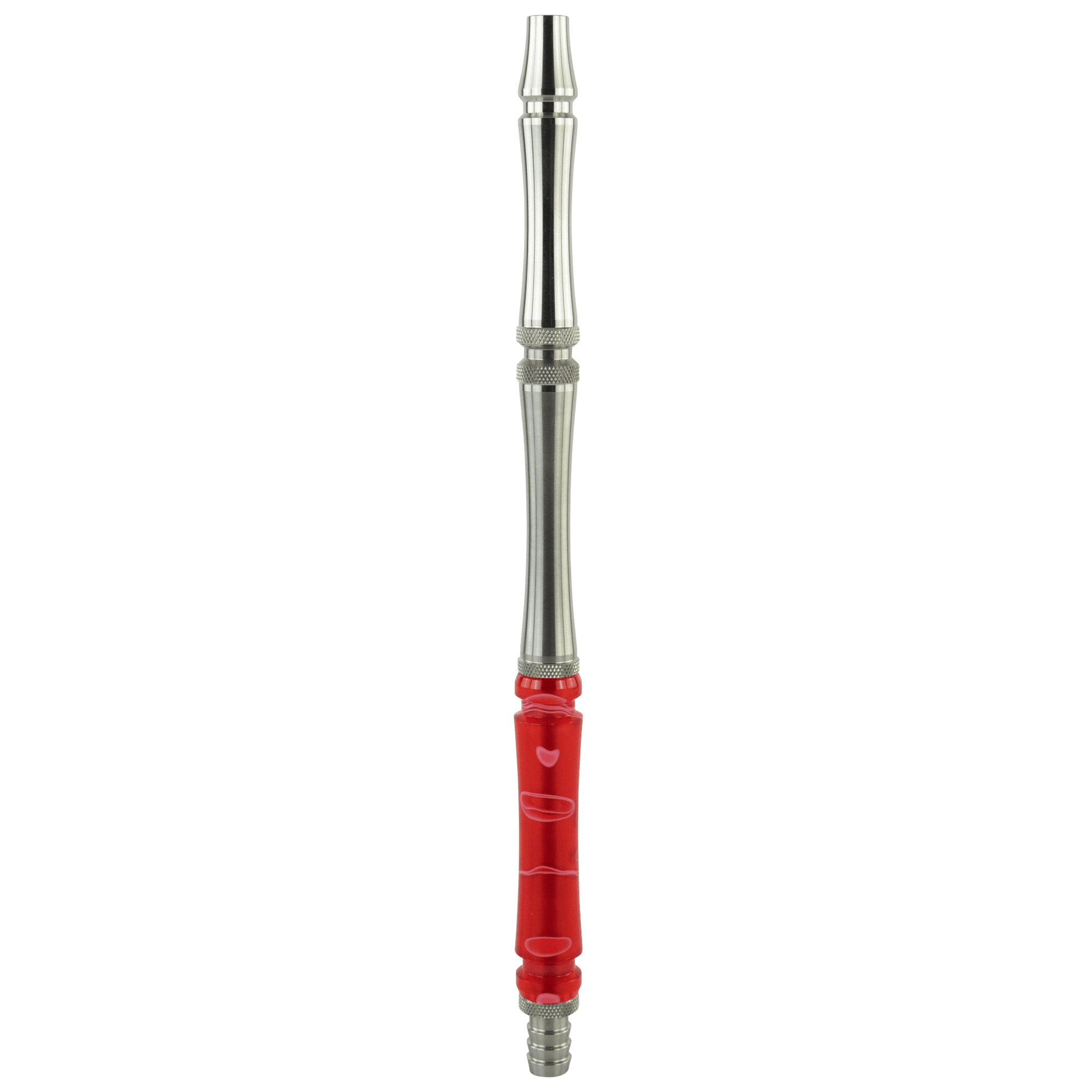 Moze-Breeze-Two-Line-Stainless-Steel-Moutpiece-Wavy-Red Moze - Stainless Steel Mouthpiece - Wavy Red