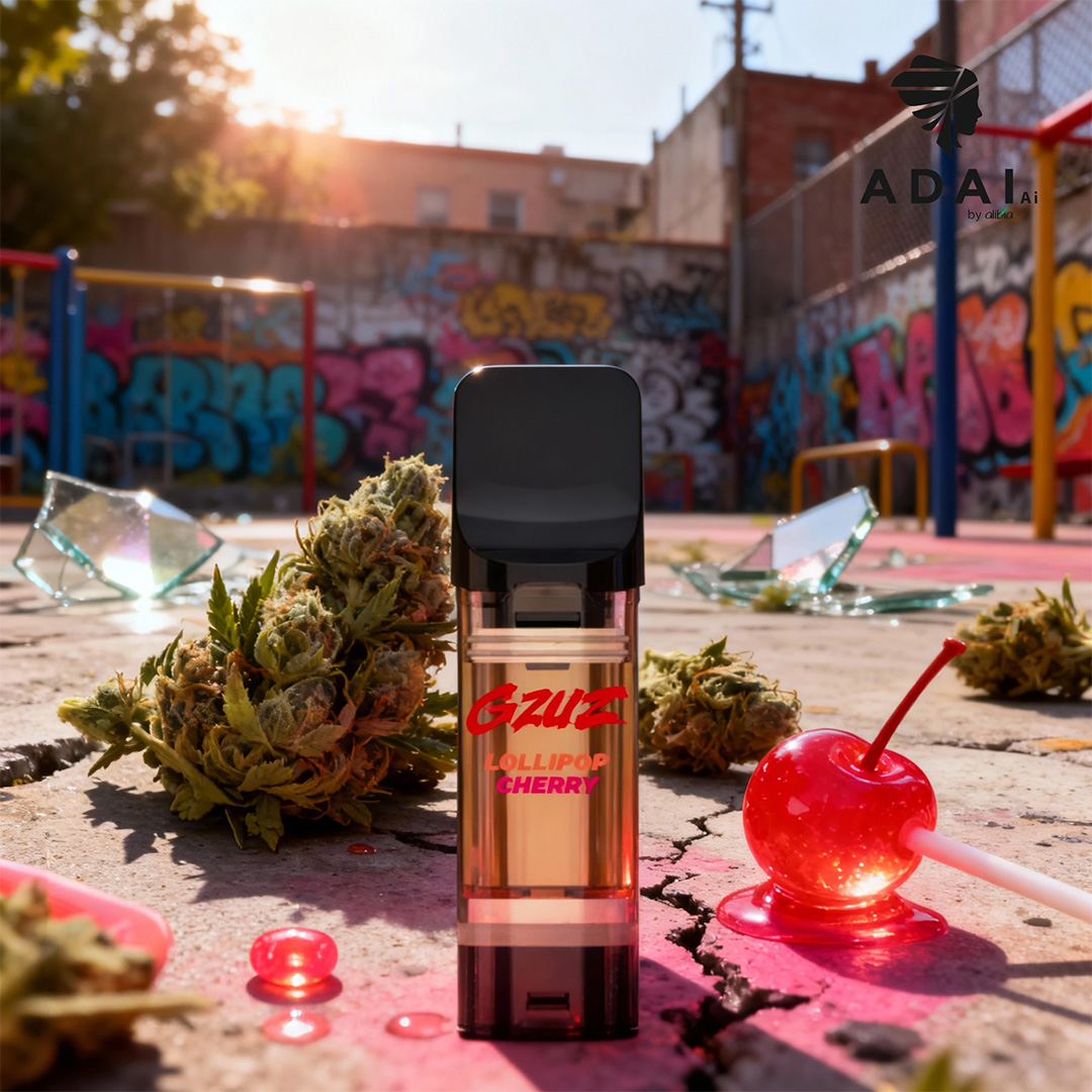 Gzuz H3 Superior Blend Pod - Lollipop Cherry 1ml Gzuz H3 Superior Blend Pod - Lollipop Cherry 1ml