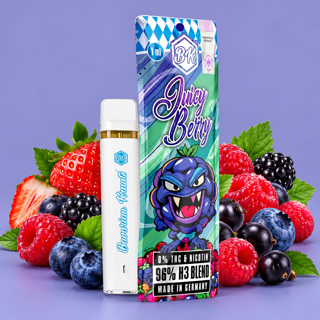 Bavarian Krauts H3 Blend Vape Juicy Berry 1ml