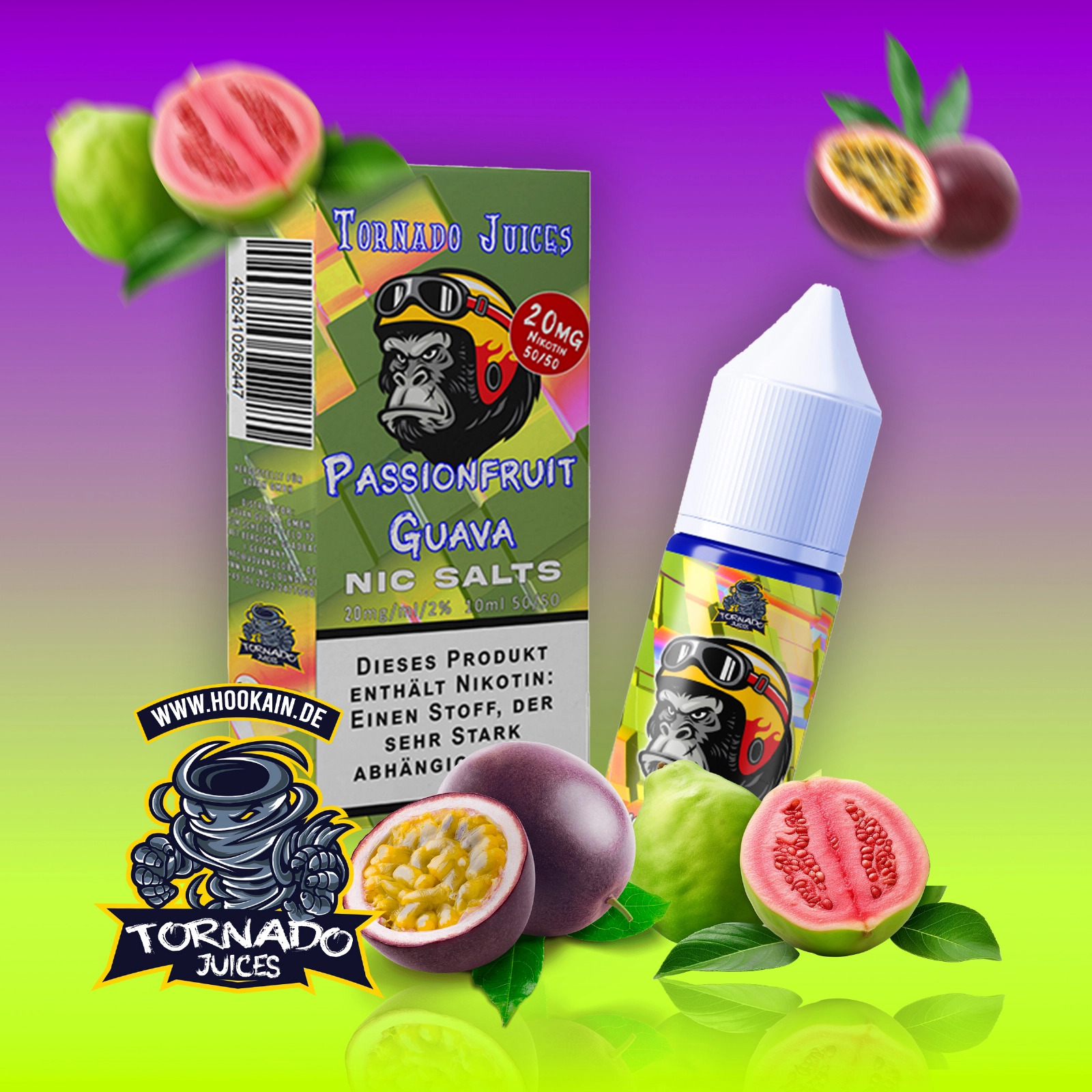 Tornado Juice - Passionfruit Guava Liquid 10ml | 20mg/ml