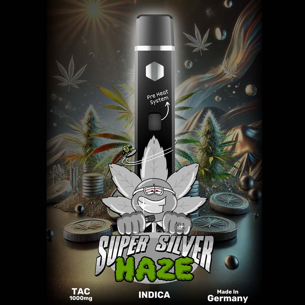 Happys Amsterdam TAC Vape - Super Silver Haze 1ml