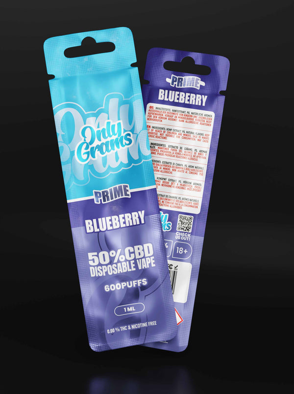 Only Grams CBD Vape - Blueberry 1ml