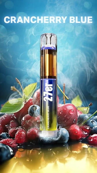 27er by Venookah Einweg E-Zigarette Crancherry Blue