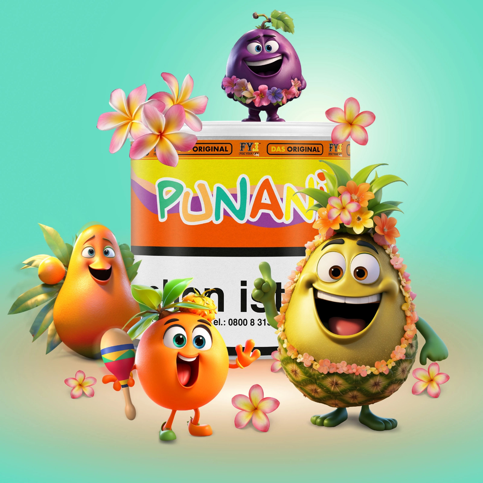 Hookain Fog Your Law Pfeifentabak Punani 70g Hookain Fog Your Law Pfeifentabak Punani 70g