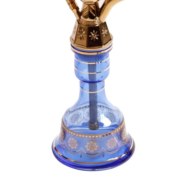 Luna Shisha Komplettset Small Tradi Deep Blue Bowl Luna Shisha Komplettset Small Tradi Deep Blue Bowl