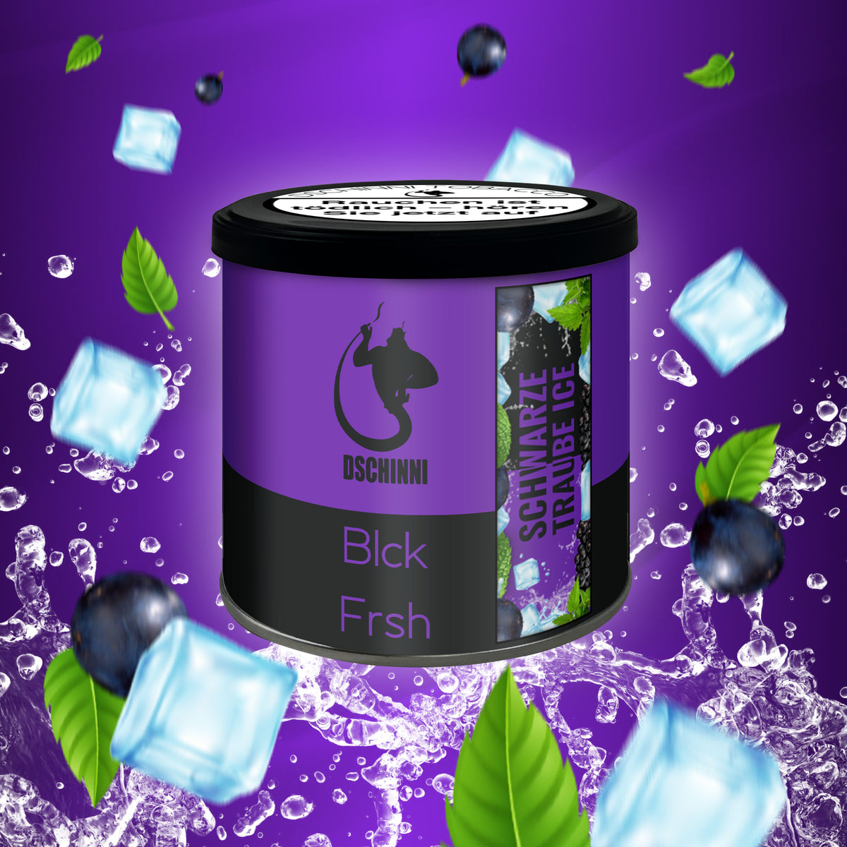 Dschinni Shisha Tabak Blck Frsh 200g Dschinni Shisha Tabak Blck Frsh 200g