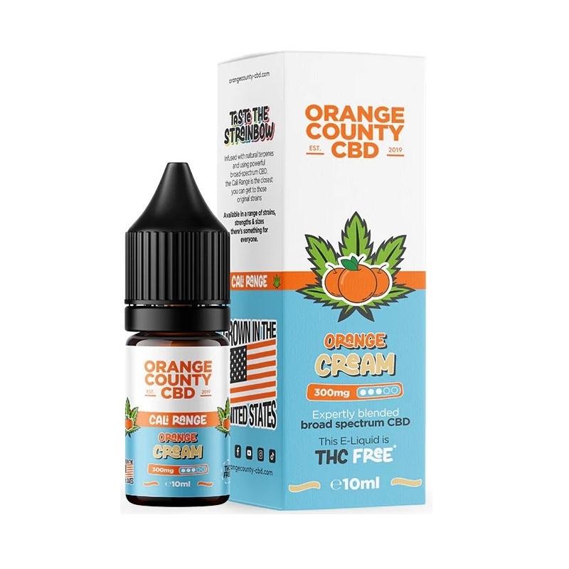 Orange County - Orange Cream CBD Liquid 10ml | 300mg