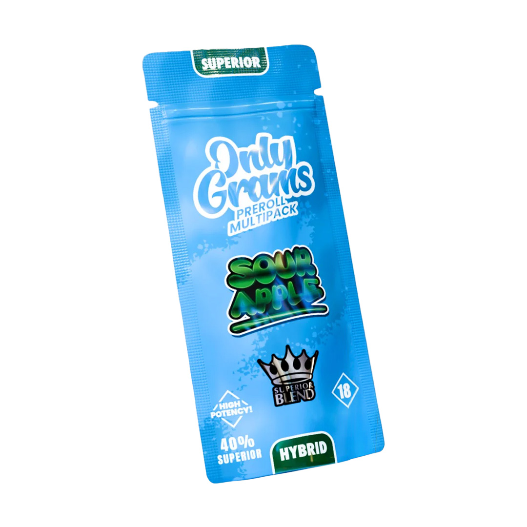 Only Grams - Pre-Roll Multipack - Sour Apple 3g