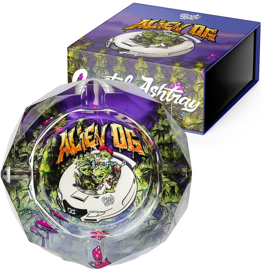 Best Buds - Kristallaschenbecher - Alien OG