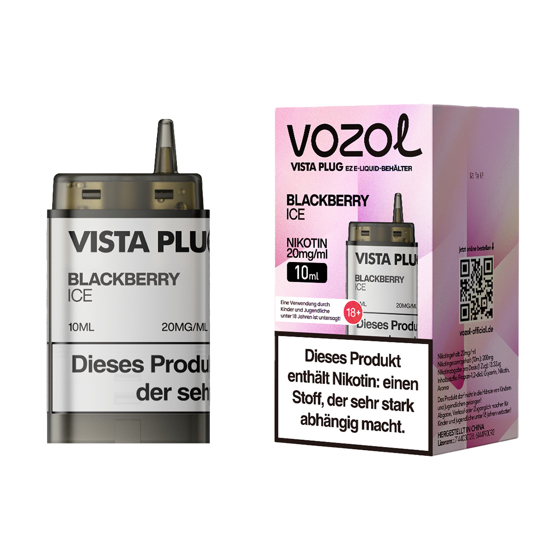 Vozol - Vista Plug EZ Pod - Blackberry Ice 10ml