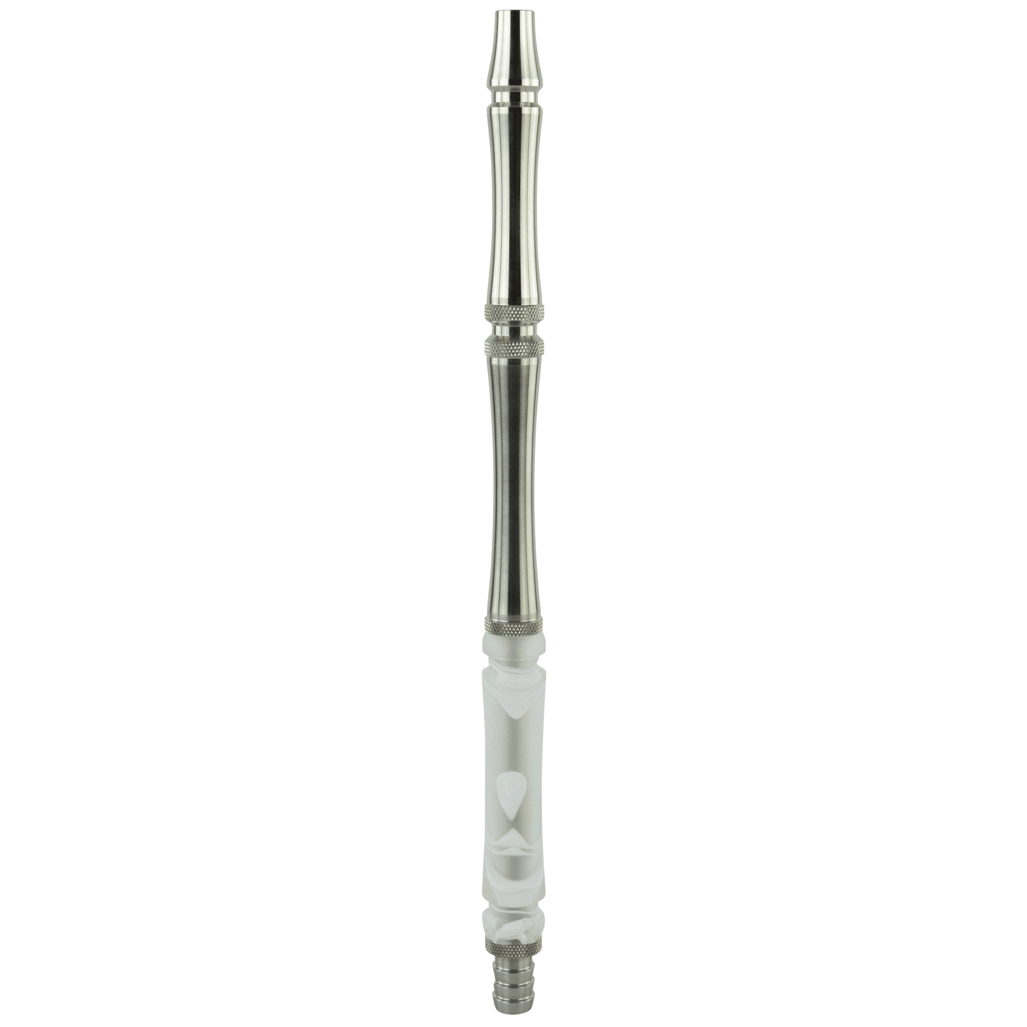 Moze-Breeze-Two-Line-Stainless-Steel-Moutpiece-Wavy-Frosted Moze - Stainless Steel Mouthpiece - Wavy Frosted