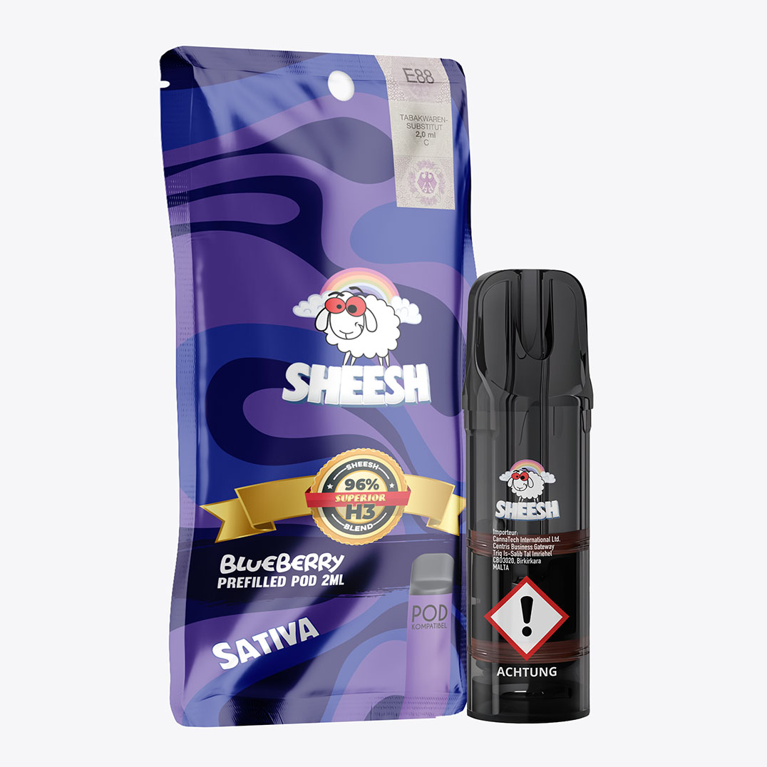 Sheesh 10-OH H3 Superior Blend Pod Blueberry Sheesh 10-OH H3 Superior Blend Pod Blueberry
