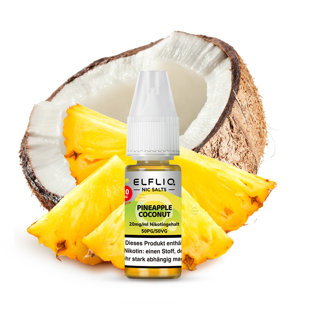 Elfliq Nikotinsalz Liquid Pineapple Coconut 20mg 10ml