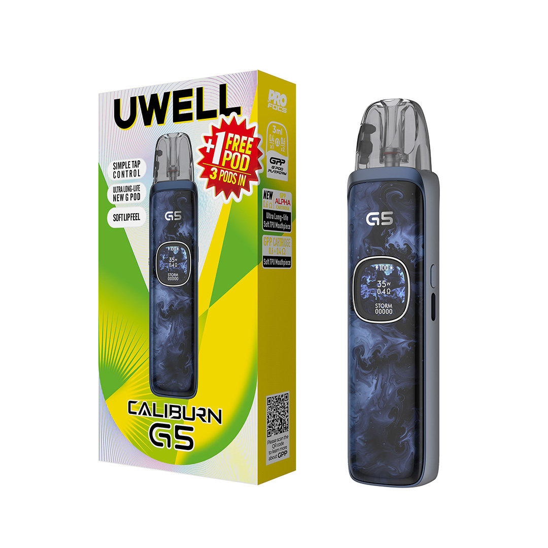Uwell - Caliburn G5 Pod Kit - Navy Ripples Uwell - Caliburn G5 Pod Kit - Navy Ripples