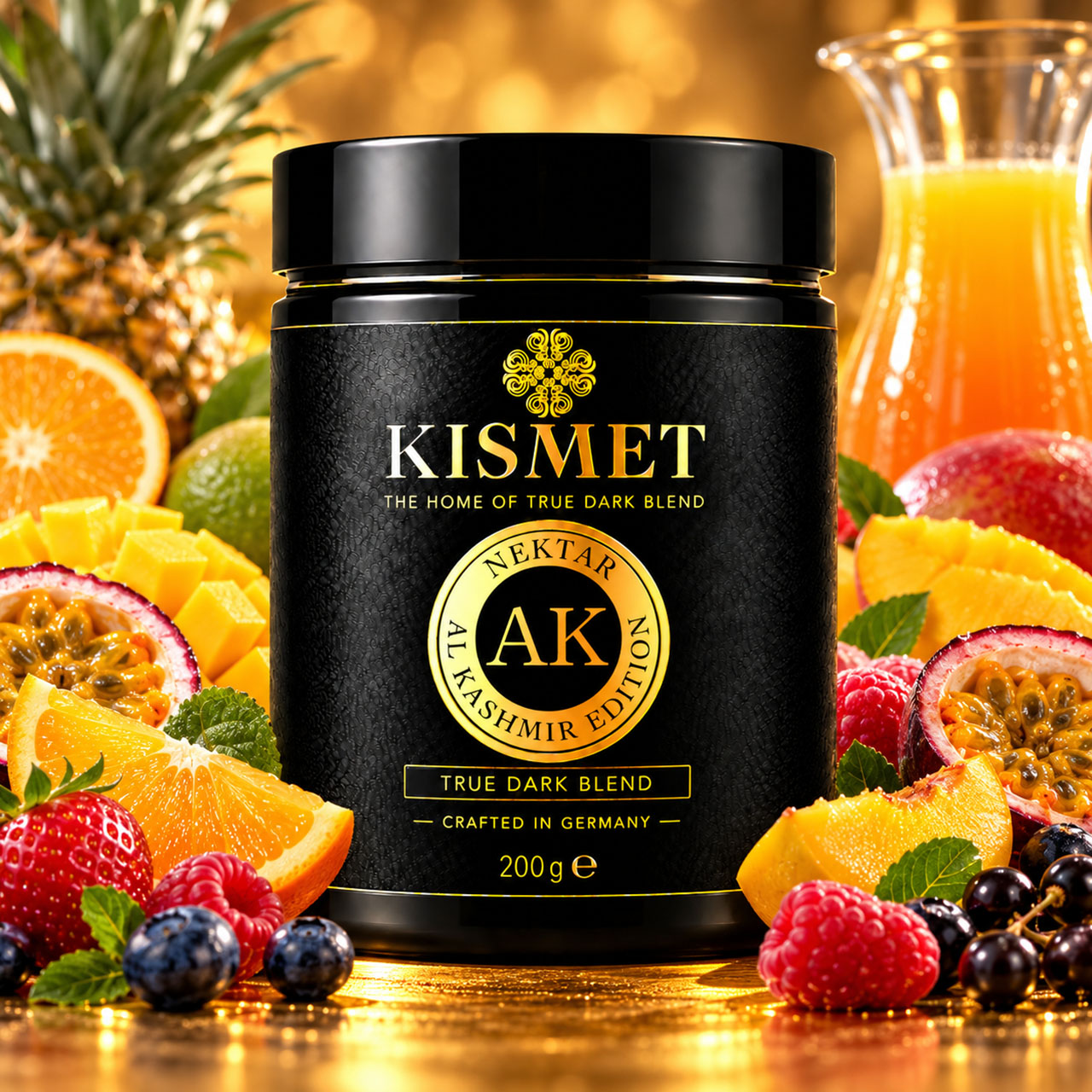 Kismet Darkblend Shisha Tabak AK Nektar 200g Kismet Darkblend Shisha Tabak AK Nektar 200g