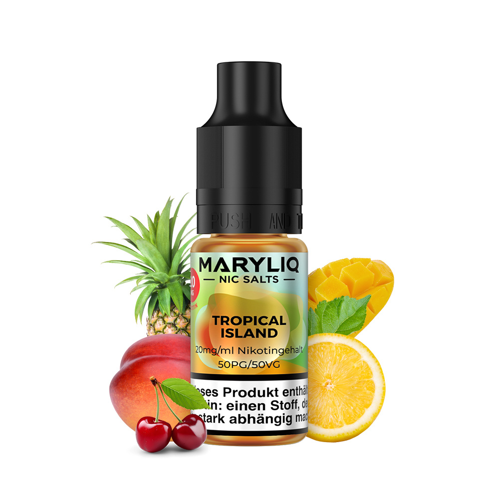 Maryliq - Tropical Island Nikotinsalz Liquid 10ml | 20mg/ml