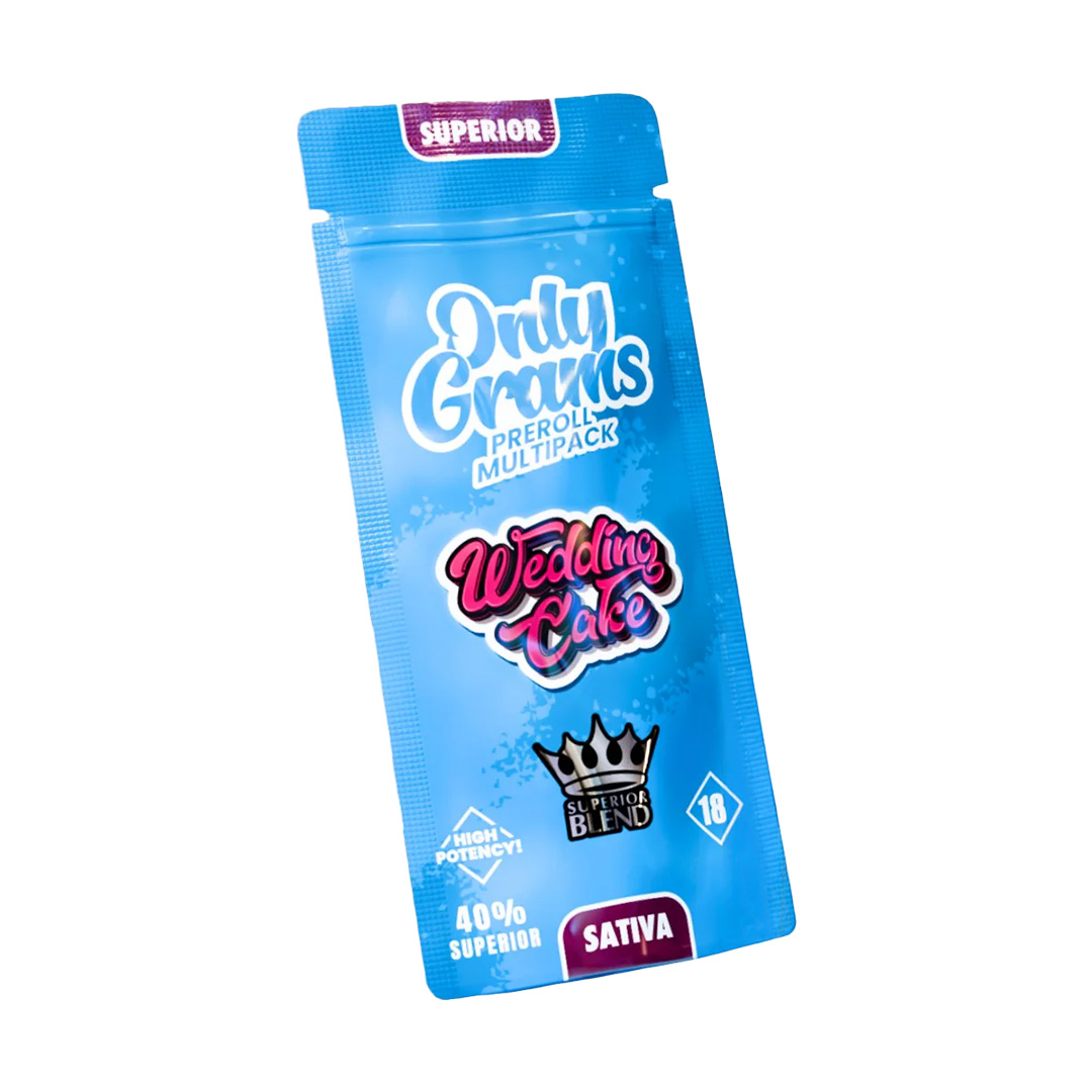 Only Grams - Pre-Roll Multipack - Wedding Cake 3g